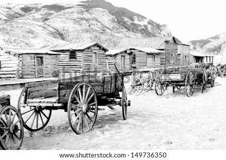 Old trail town, Cody, Wyoming
