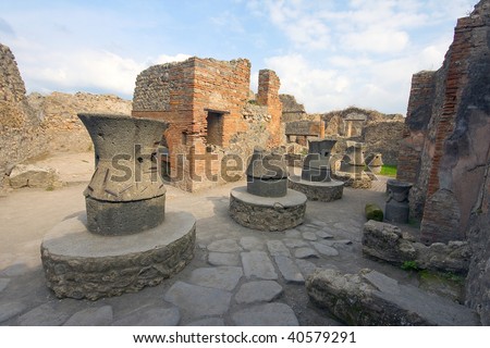 stock photo : Pompeii ruins