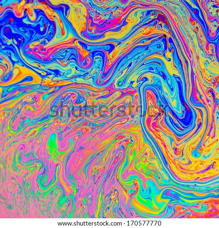 Rainbow colors created by soap, bubble, or oil makes can use background