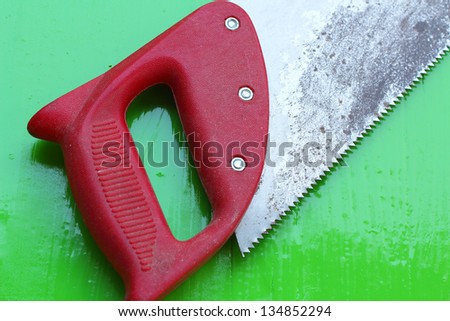 red saw blade