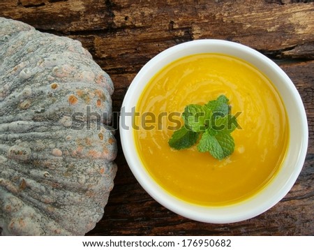 Tasty pumpkin soup - squash soup