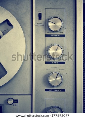 old tape-recorder - retro