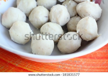 fish meat ball