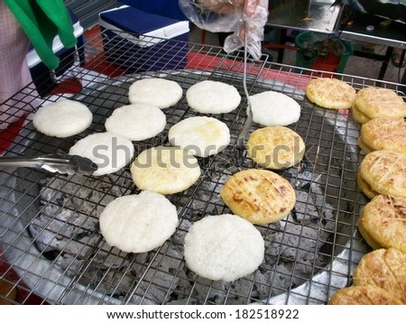 Rice cakes in asia - asia food