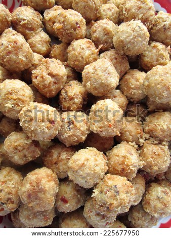 fried rice balls