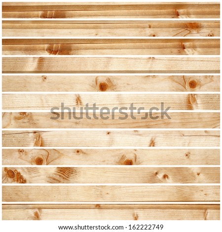 isolated spruce boards for floor finishing design