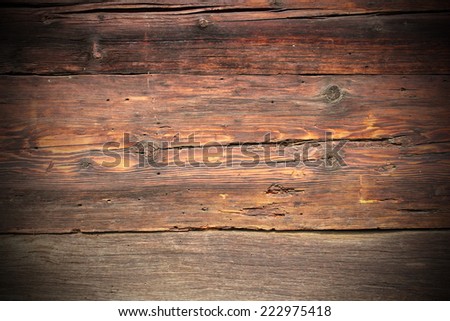 old colorful spruce board texture with vignette, real pattern for your design