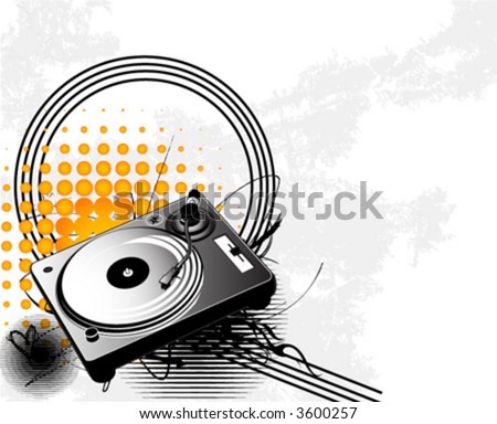 -Vector-Turntable - 3600257 : Shutterstock