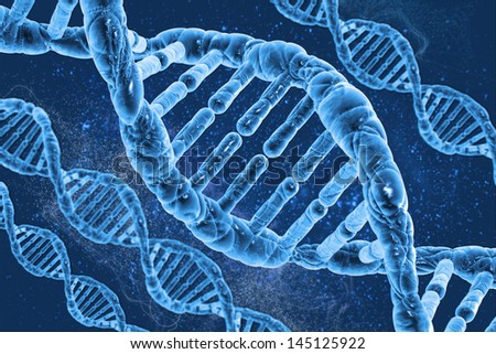 DNA molecules on the beautiful background DNA molecules on the beautiful background