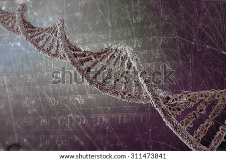 DNA background with strand molecule structure. genetic and chemical compounds