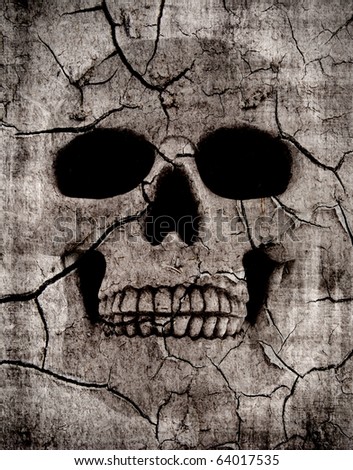 spooky skulls
