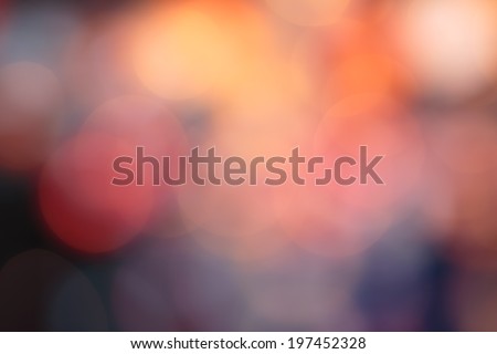 Bokeh defocused abstract red  orange circle text background :	vibrant-blur, illuminated, new year glowing, ,circle-celebration,sphere- festival, disco, nightlife, round,circular, - effect many