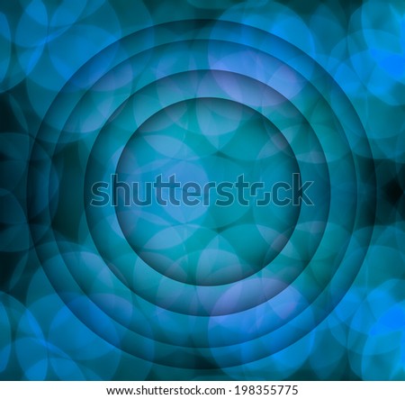 Bokeh  abstract blue circle background twin for simply text for art work round,circular,flexible,slick,circle in quadrat four-square