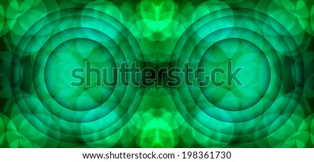 Bokeh twin  abstract green circle background twin for simply text for art work round,circular,flexible,slick,circle in quadrate four-square