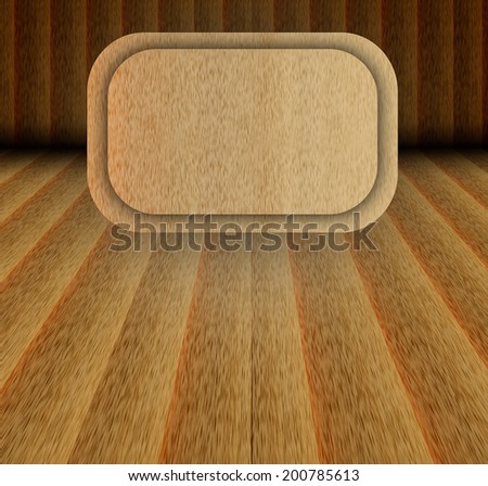 brown room open plate texture empty perspective wood board wall light shadow effect texture ,design for sign board