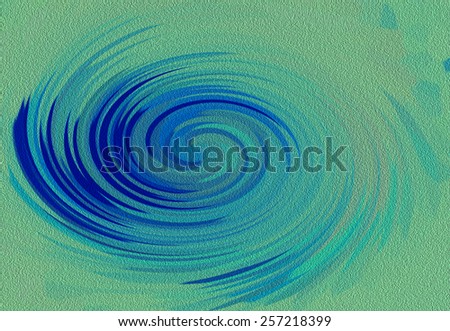 Green and blue Twist curve wave Abstract art background for dizziness, rotate,storm