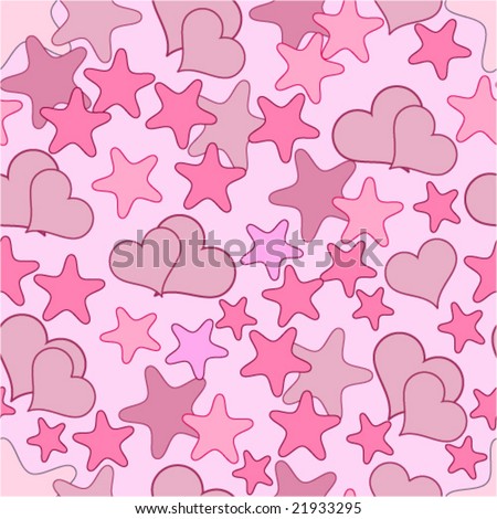 pictures of hearts and stars. hearts and stars seamless