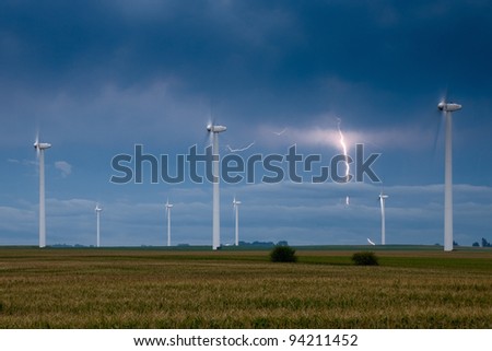 wind turbine lightning