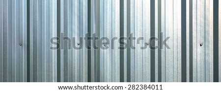 Shiny Corrugated sheet as background