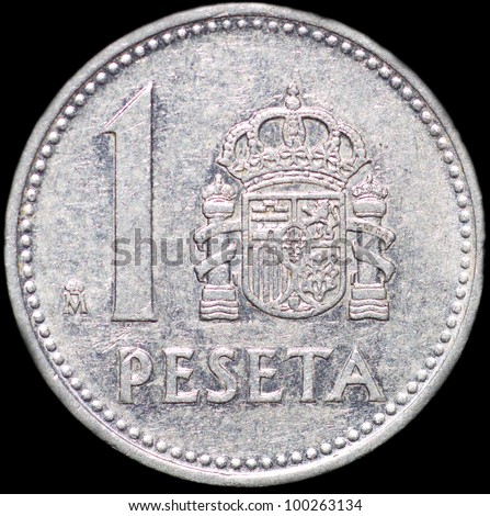 a 1 Peseta spanish coin