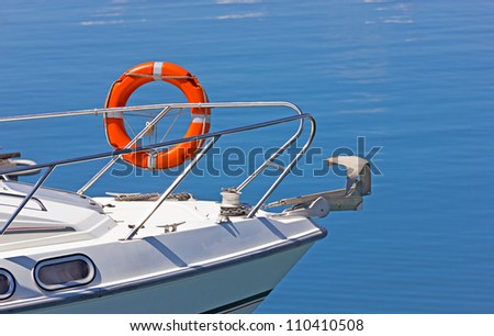 lifeguard on luxury yacht.