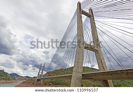 Cable-stayed bridge in \