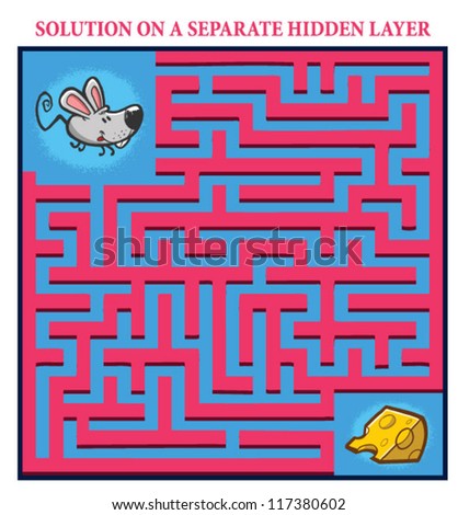 Mouse Cat Cheese Maze Game Mouse Cat Cheese Maze Game