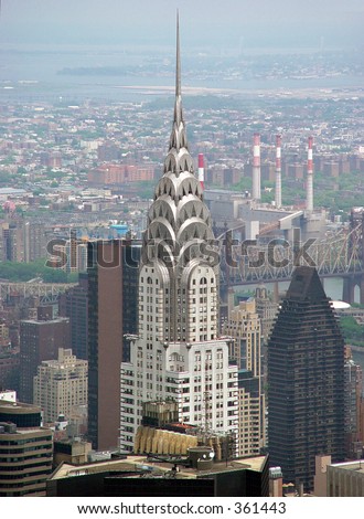 stock photo Chrysler Building