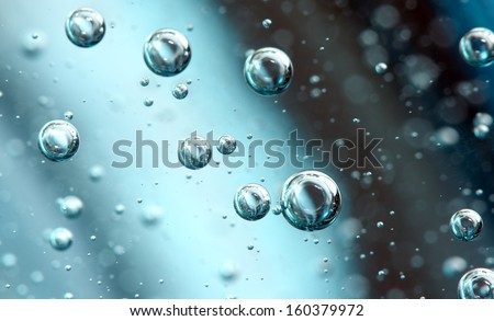 Air bubbles,Abstract background.Macro