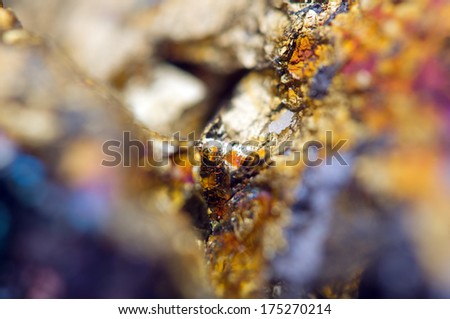Fantastic background, magic of a stone, gold metal (big collection