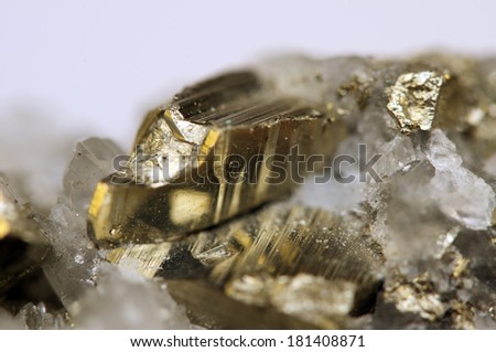Abstract  fantastic background, magic of a stone, gold metal  (big collection). Macro