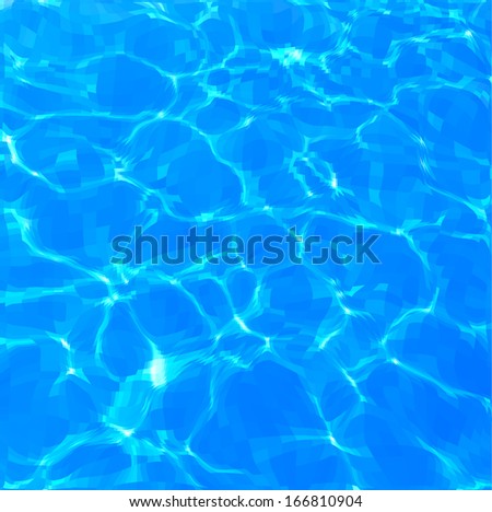 intense blue swimming pool water texture underwater or surface water