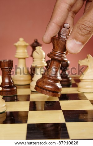 The king is checkmated.,Game of chess comes to an end