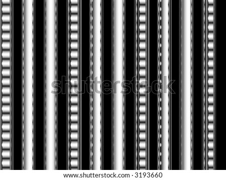 Op Art Black and White Bars and Stripes