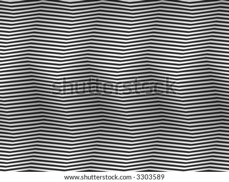 Op Art Homage to BR Black and White Square Stripes