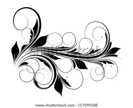 Swirl Vector Design - 117590188 : Shutterstock