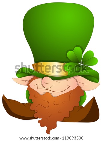 St. Patrick'S Day Cartoon Character - Vector Illustration - 119093500