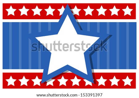 USA Nation Theme Background for Various Patriotic Holidays