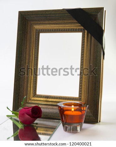 thick gold frame with mirror