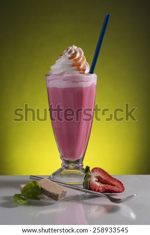 colorful cold frappe for the hot summer days