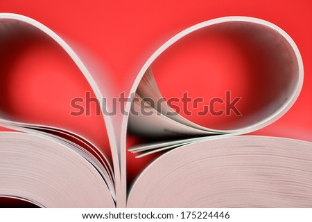 Curved Book Pages