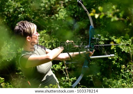 woman archery