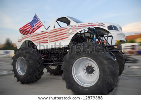 4x4 Monster Truck at US Car Show