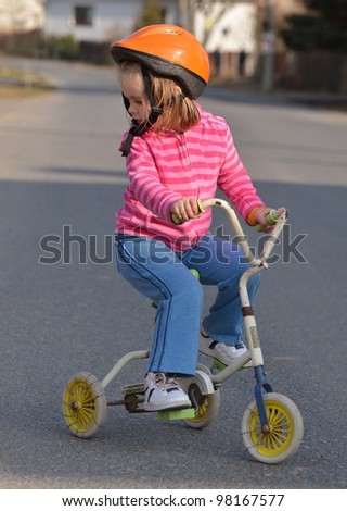Baby Riding Bike