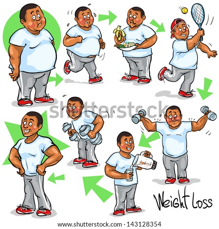 Man before and after weight loss program and training Hand drawn funny cartoon characters sketch isolated Man before and after weight loss program and training Hand drawn funny cartoon characters sketch isolated