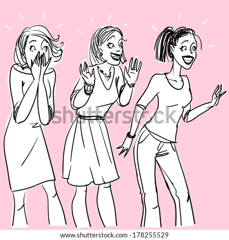 Excited women