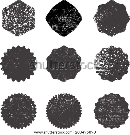 Set of grunge stamp Set of grunge stamp