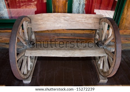 Wooden wheel chair