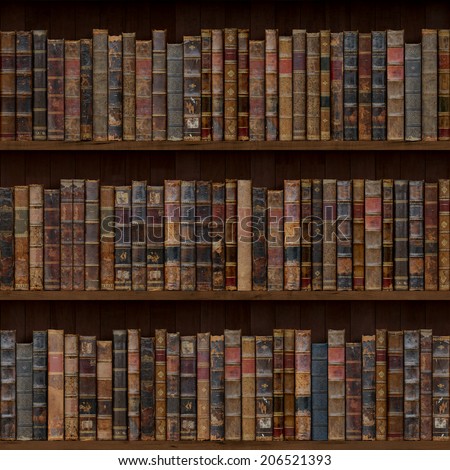1of15 Old books seamless texture (vertically and horizontally). Bookshelf Background. Also tiled with other 15 textures from same pack in my gallery.