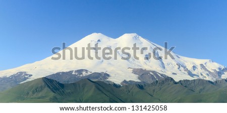 Mount Elbrus - Is a dormant volcano located in the western Caucasus mountain range, Russia.